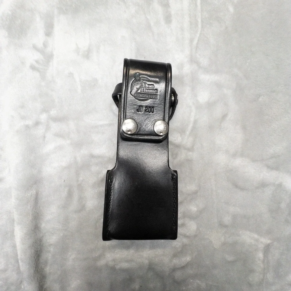 Don Hume Universal Radio Holster Black Leather Tactical Utility Belt